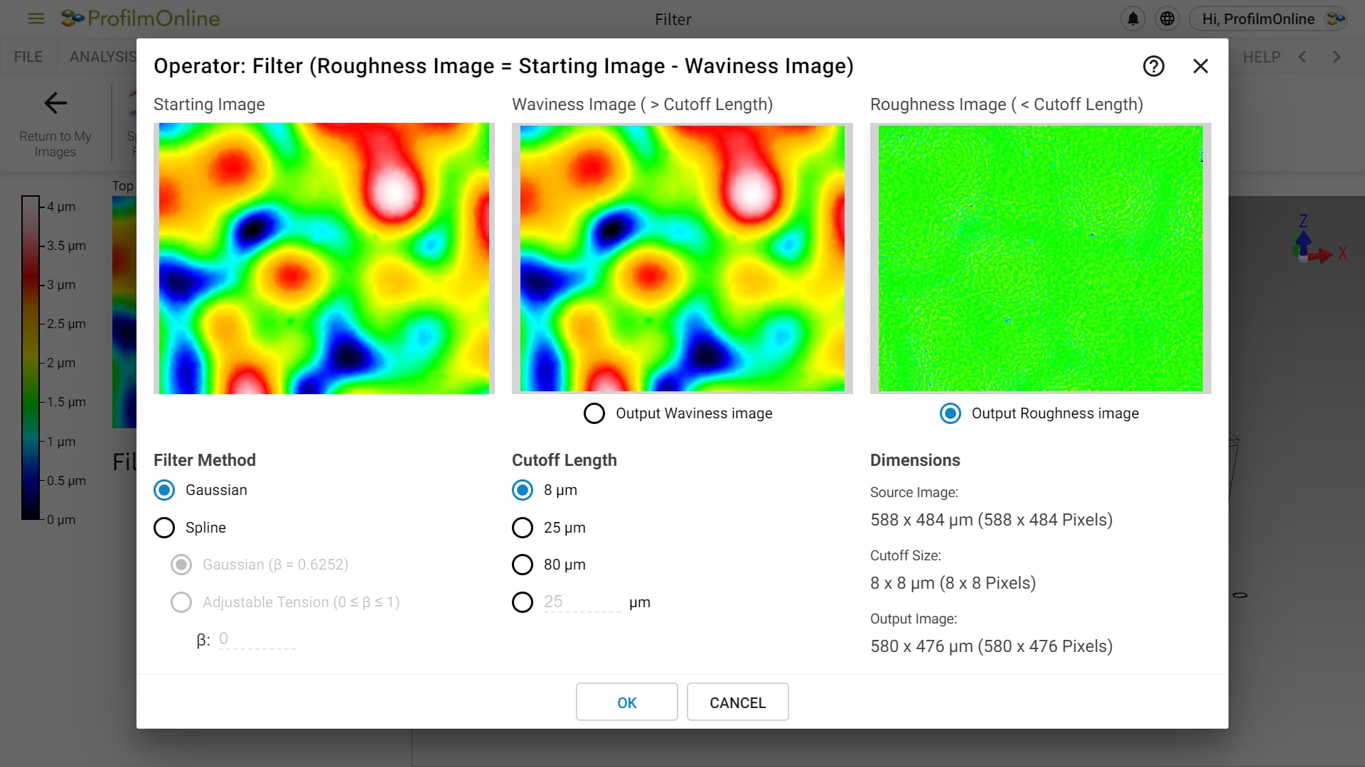 Filter images